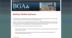 Desktop Screenshot of batteryglobaladvisors.com